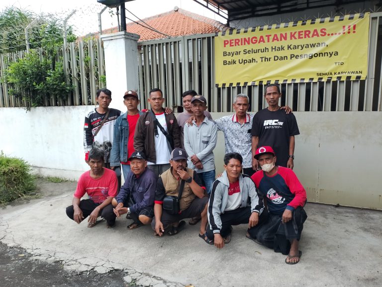 BOS PERUSAHAAN LOGAM NASIONAL DIDUGA KABUR, TIDAK JELAS NASIB 42 PEKERJA PASCA DIPHK BELUM DIBAYAR THR DAN PESANGONNYA
