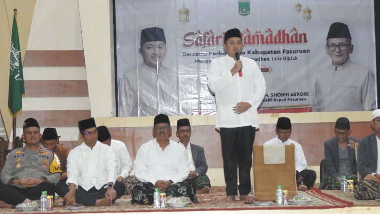 Dandim 0819 Pasuruan Hadiri Safari Ramadhan dan Buka Puasa Bersama Forkopimda