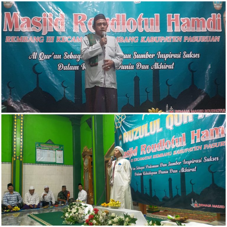 Refleksi Diri di Bulan Ramadhan, Remas Roudlotul Hamdi Rembang Gelas Peringatan Nuzulul Qur’an