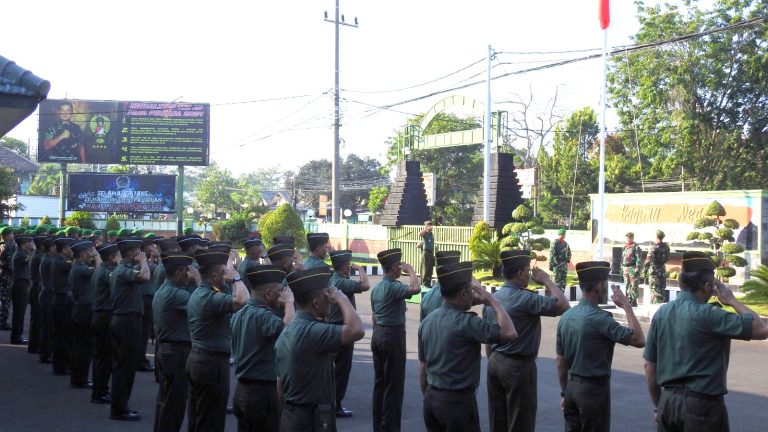Kodim 0819 Pasuruan Gelar Upacara Bendera