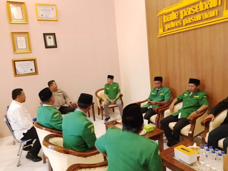 Kapolres Pasuruan dan GP Ansor Sepakat Perkuat Sinergi Jaga Kamtibmas