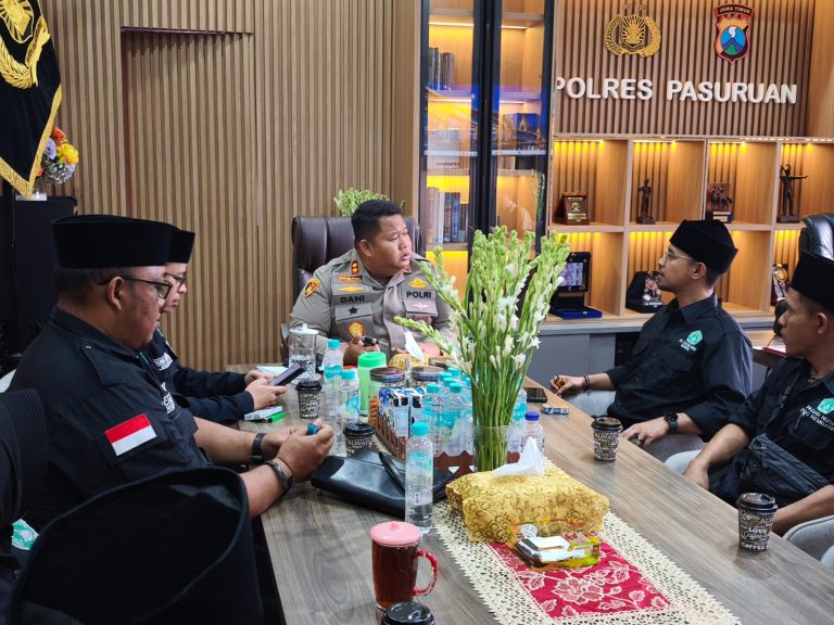 Kapolres Gandeng Pagar Nusa Bangil Jaga Kondusivitas Pasuruan