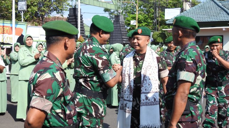 Kodim 0819 Pasuruan Sambut Dandim Baru