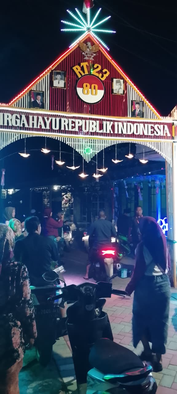 Warga Orobulu Rayakan HUT RI ke-80 dengan Semangat Membara, Lomba Rias Gang Jadi Sorotan Baik