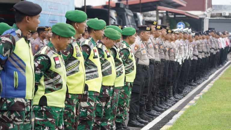 Polres Mojokerto Kota Siagakan 308 Personel Gabungan Amankan Natal dan Tahun Baru 2026