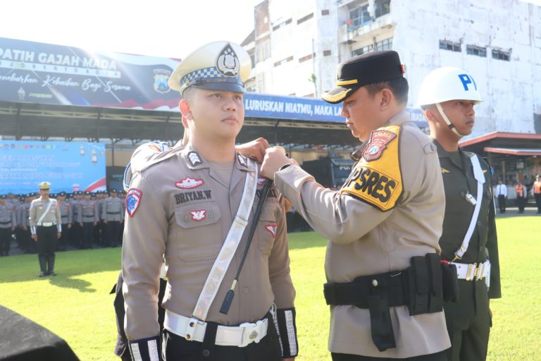 Siap Amankan Mudik Lebaran, Kapolres Mojokerto Kota Pimpin Apel Gelar Pasukan Ops Ketupat 2026