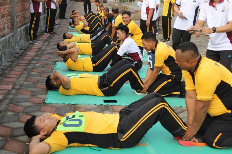 TKJ Ceria, Personel Kediri Jalani Uji Kesamaptaan Jasmani