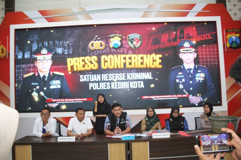Polres Kediri Kota Ungkap Kasus Kekerasan Anak, Satu Orang Ditetapkan Tersangka