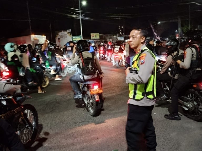 Situasi Kondusif di Tengah Ribuan Massa Pesilat, Ini Langkah Polres Kediri Kota