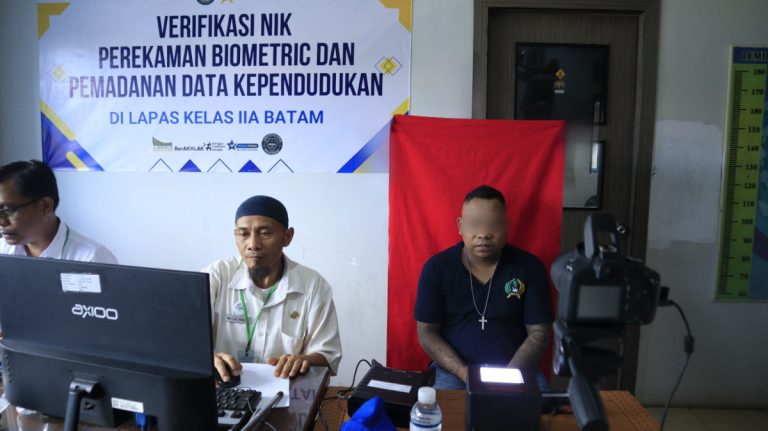 Lapas Batam Jemput Bola Data Kependudukan Bekerja sama dengan Disduk Kota Batam