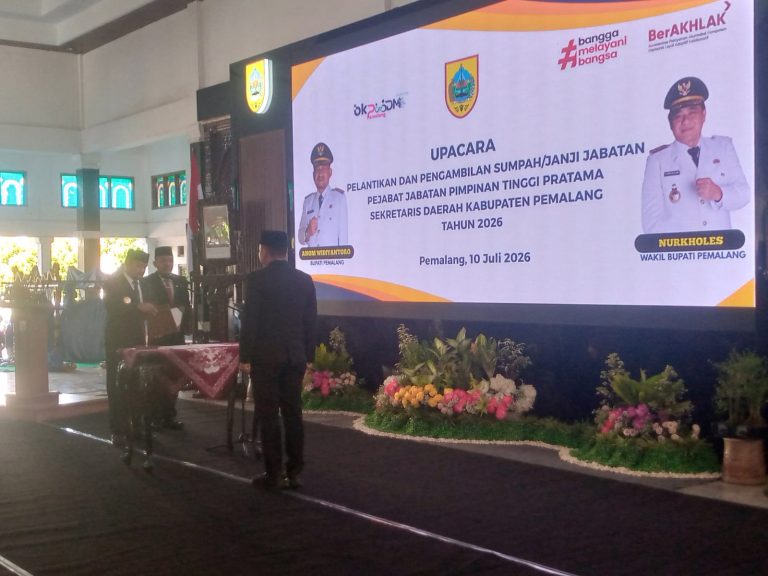 Pelantikan Sekda Definitif: Harapan Baru Pemkab Pemalang Dalam Menggerakan Roda Pemerintah